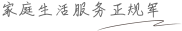 家庭生活服务正规军
